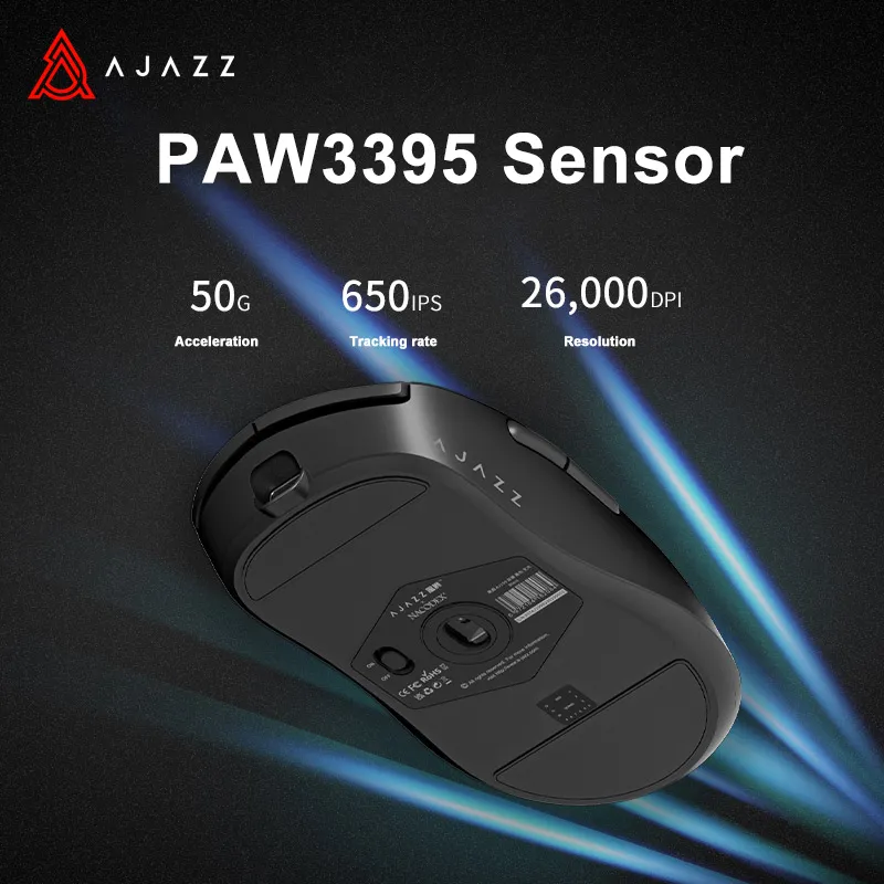 AJAZZ AJ199 2.4GHz Wireless Mouse Optical Mice with USB Receiver Gamer 26000DPI 6 Buttons Mouse For Computer PC Laptop Desktop